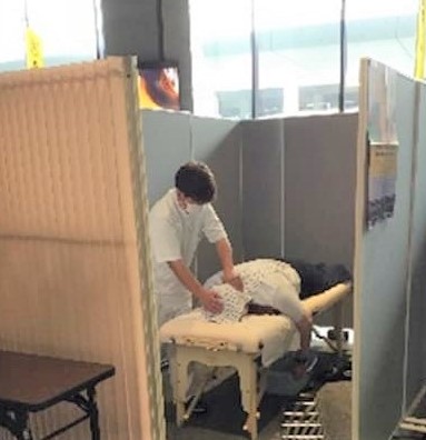 マッサージ実習・体験会の様子３